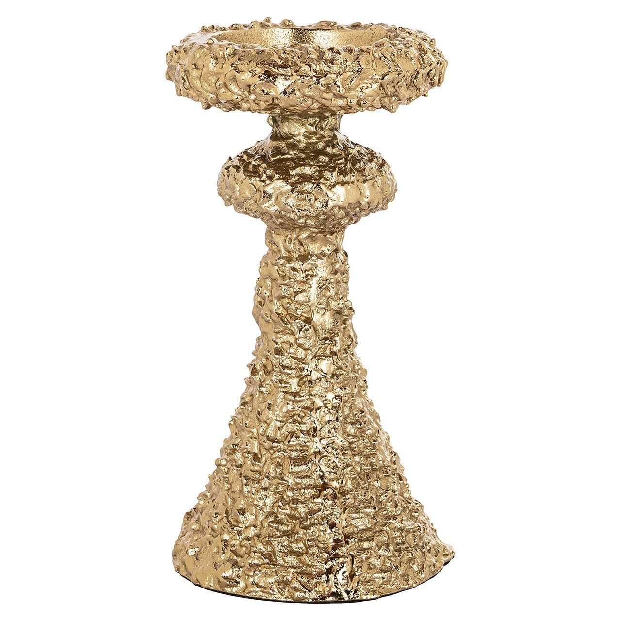 Richmond Kandelaar July – Elegante Gouden Aluminium Kaarshouder (25 cm / 31 cm)