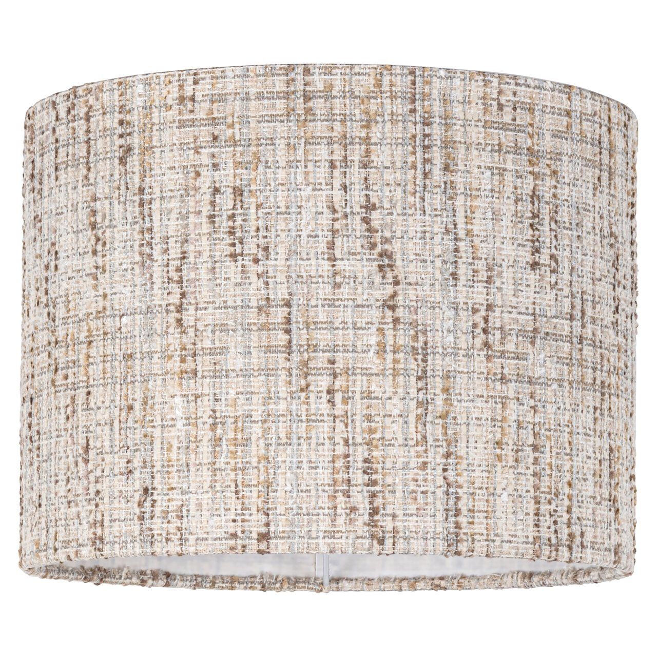 Richmond Lampenkap Filou – Elegante, geweven stof in zacht beige (40 cm)
