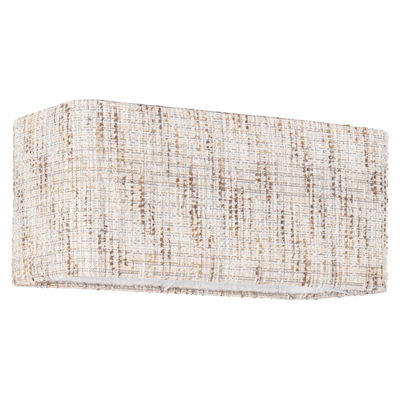 Richmond Lampenkap Filou – Luxe geweven stof in beige, 55×25 cm