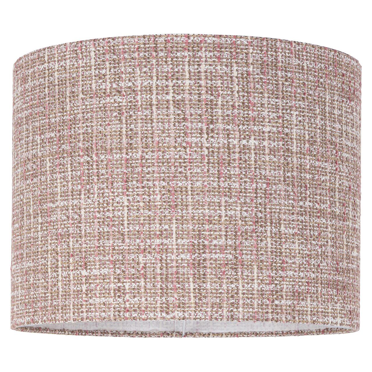 Richmond Live Lampenkap – Luxe Roze Geweven Stof, 50 cm
