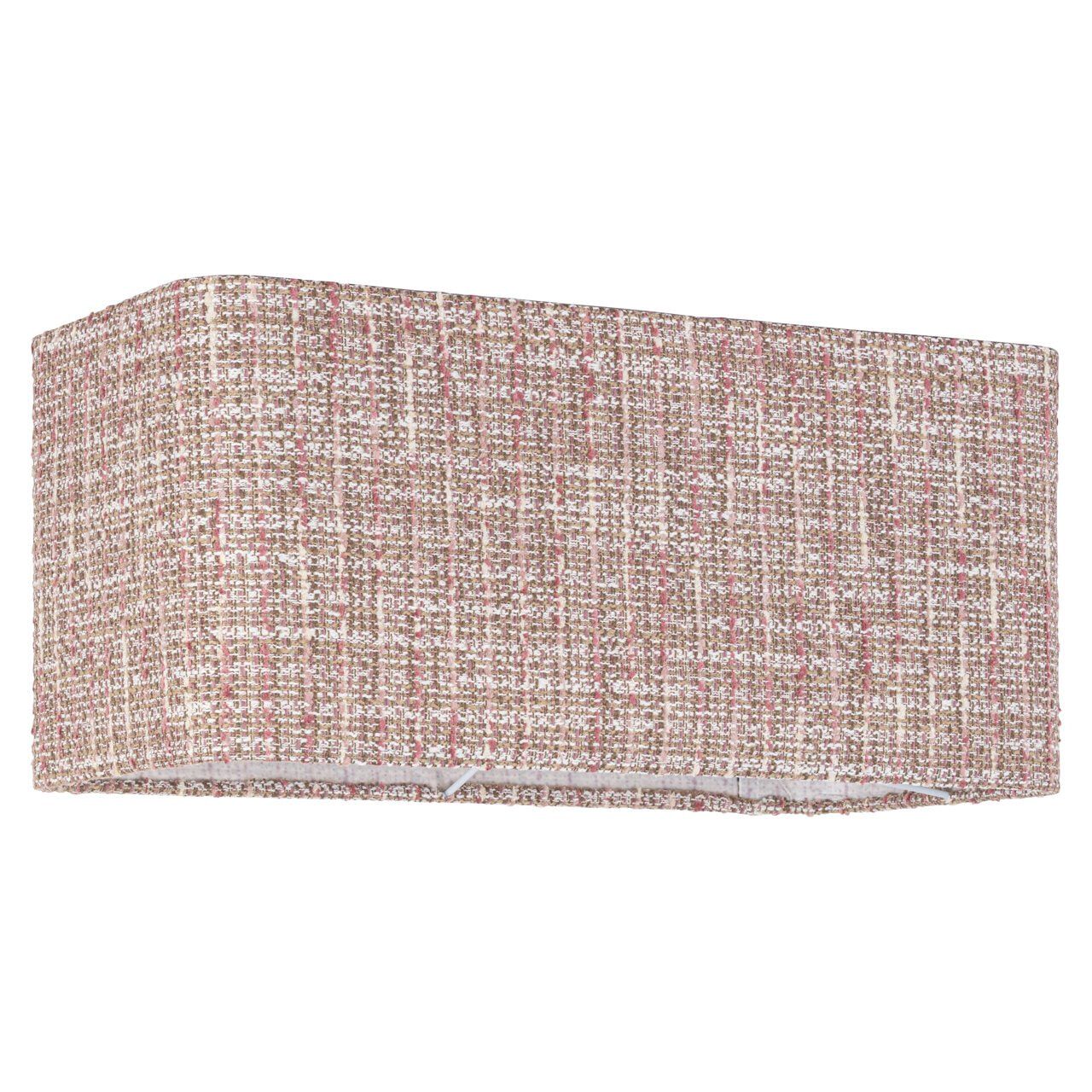 Richmond Live Lampenkap – Trendy roze geweven kap 55 × 25 cm
