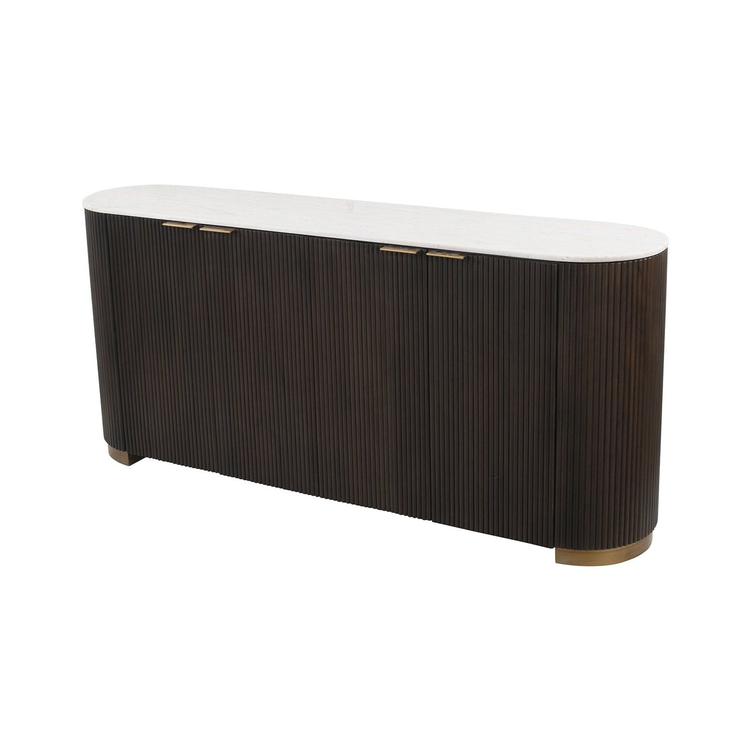 Richmond Mayfield Dressoir – Mangohout & Marmeren Bovenblad – 180 cm