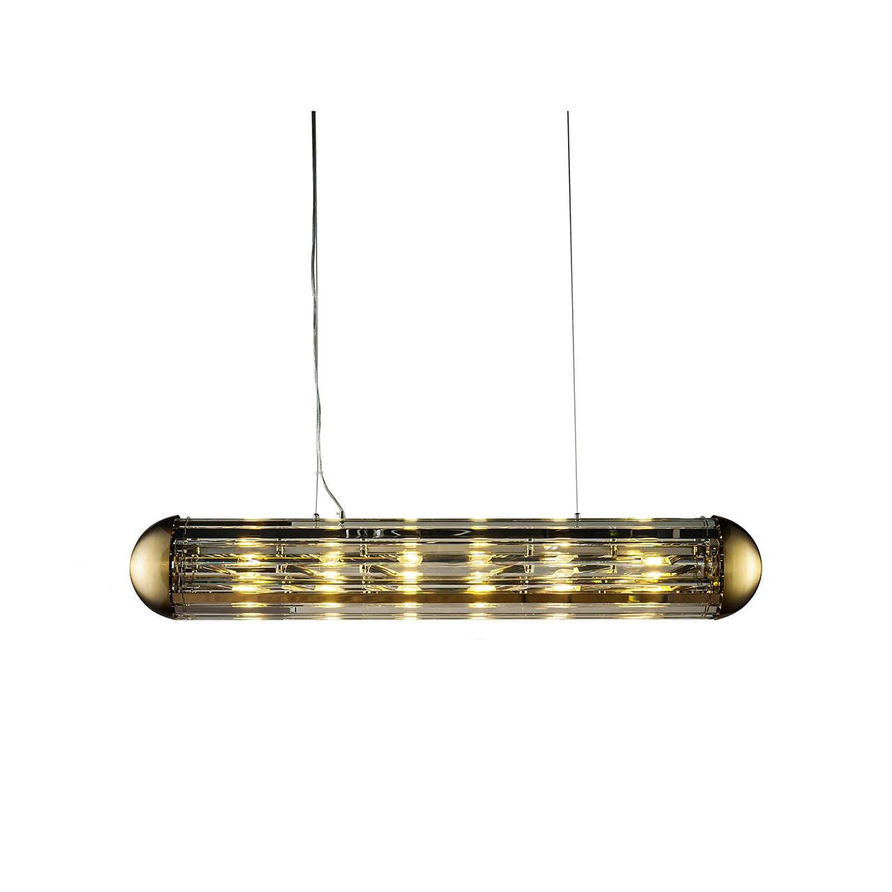 Richmond Mula Hanglamp 120 cm – Luxe Brons Verlichting voor Eettafel & Keuken