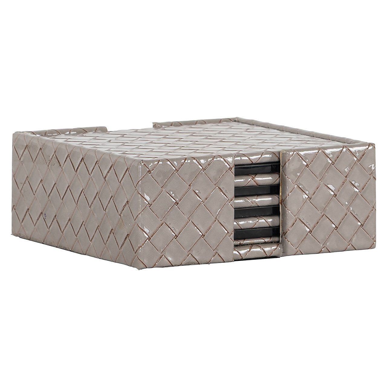 Richmond Onderzetter Vivi – Elegante grijze set van 4