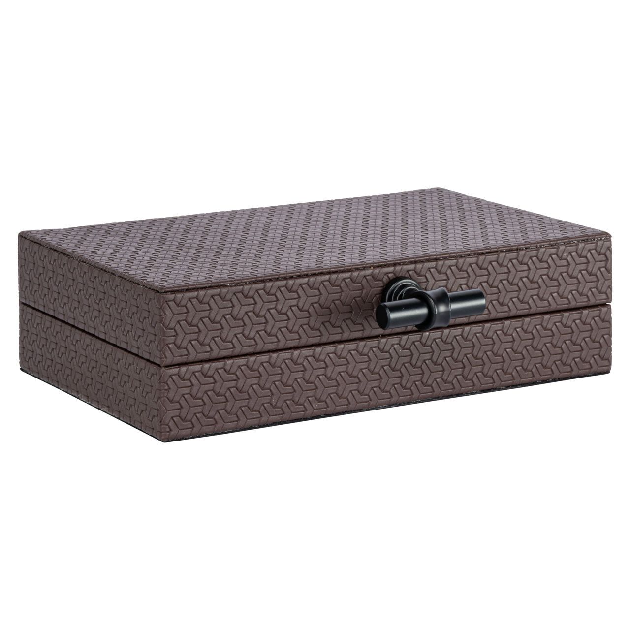 Richmond Opbergdoos Billie 23 cm – Elegante en compacte opbergoplossing in donkerbruin