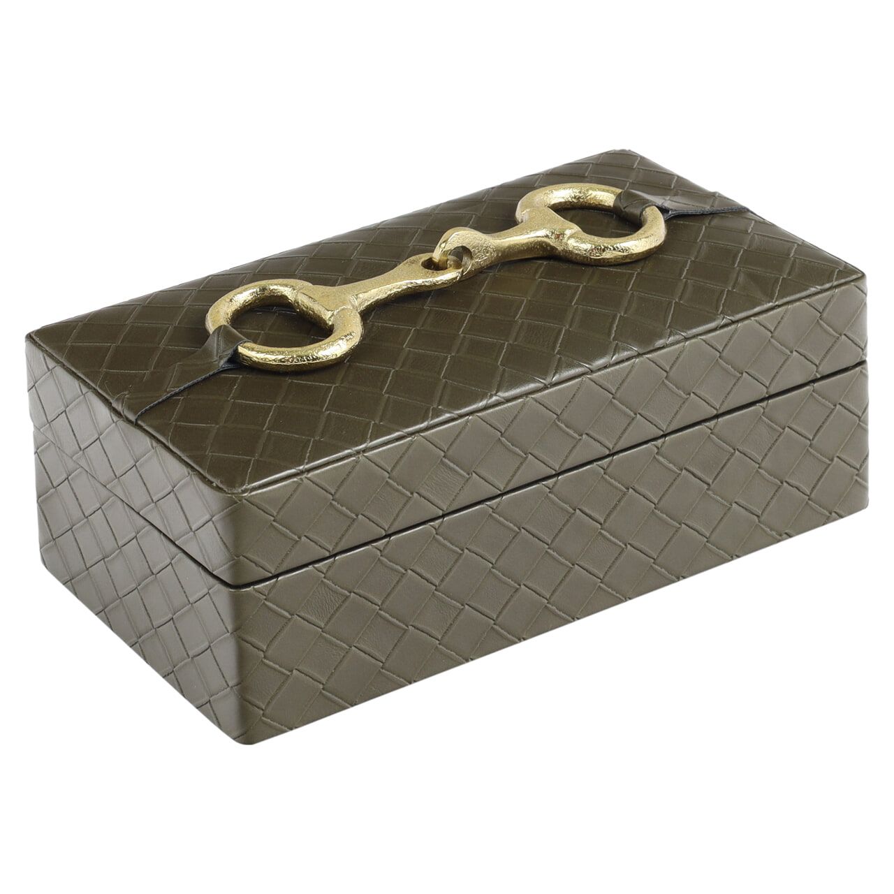Richmond Opbergdoos Blade 20 cm – Olive Small – Compacte Elegante Opbergruimte