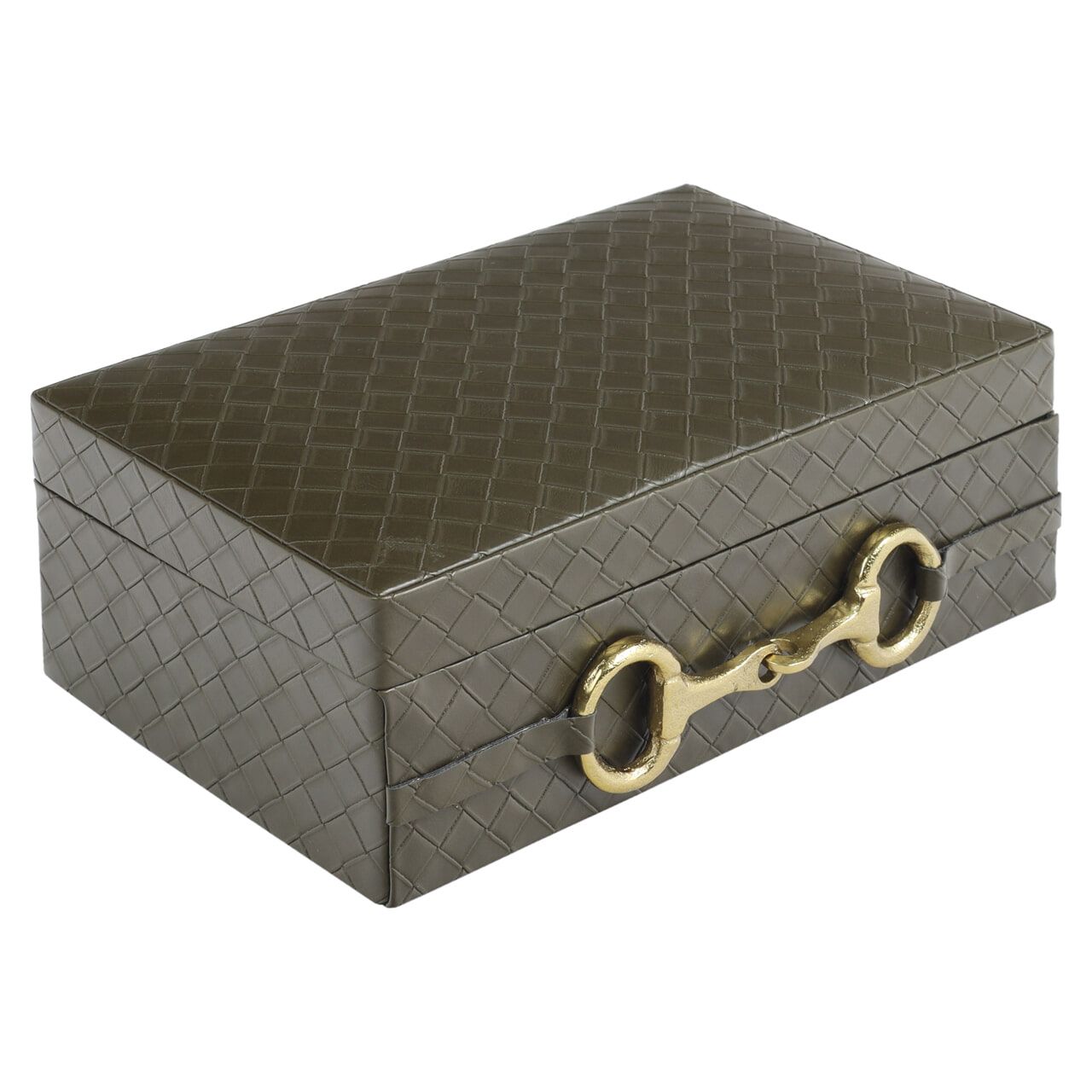 Richmond Opbergdoos Blade 25 cm – Olive: stijlvolle ruimtewinst met een natuurlijke touch
