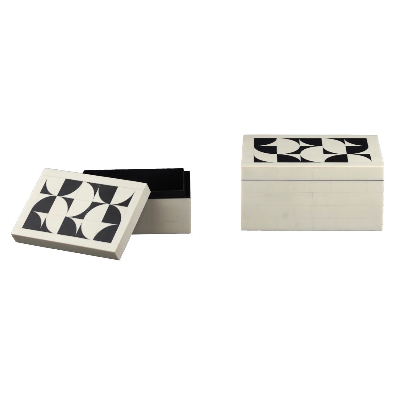 Richmond Opbergdoos Flake Set – Stijlvolle Witte Opbergoplossing voor Elk Interieur