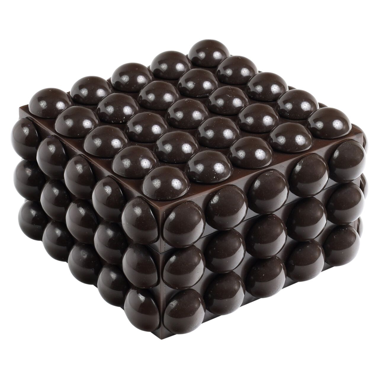 Richmond Opbergdoos Nyx 17 cm – Dark Brown: stijlvol opbergen in compact formaat