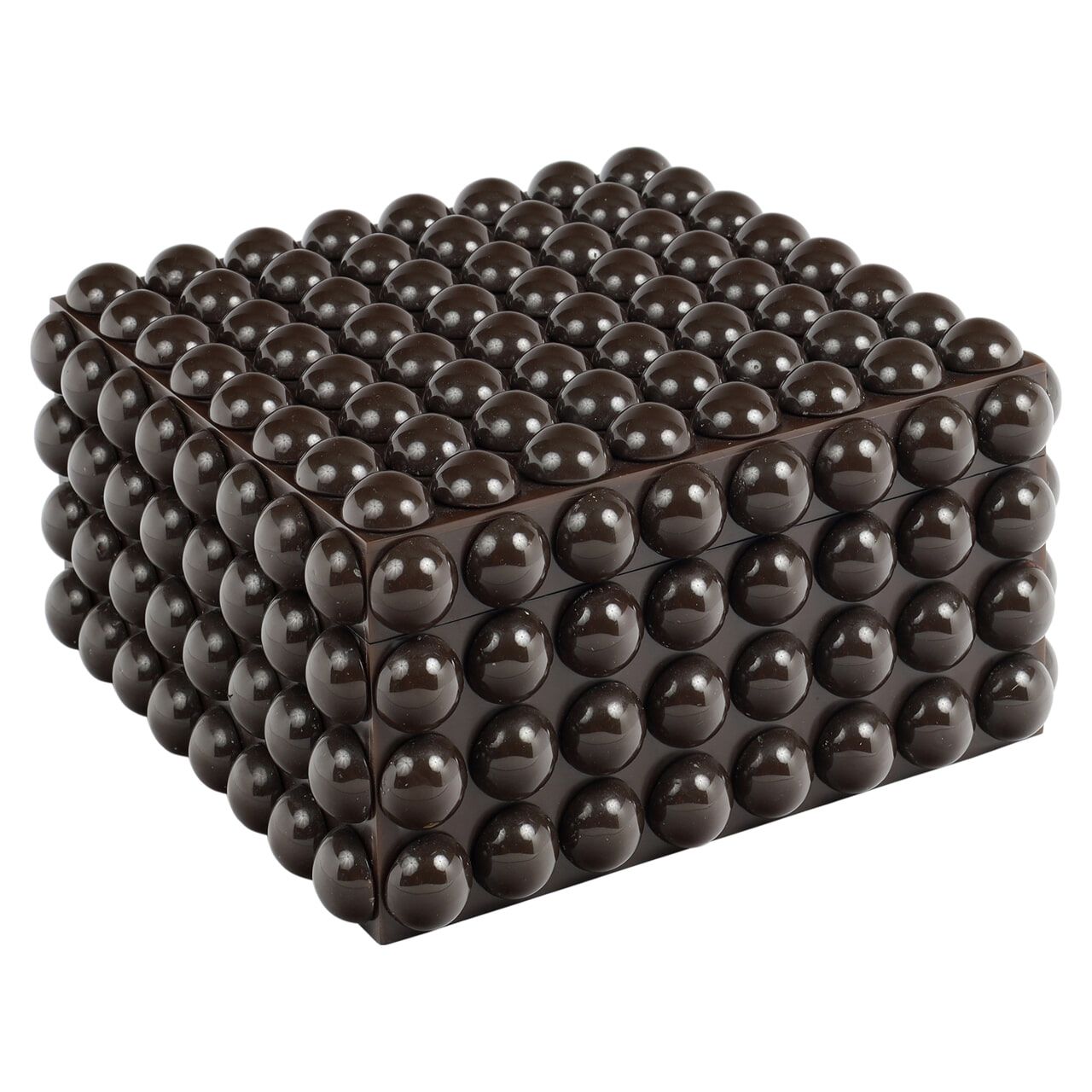 Richmond Opbergdoos Nyx 22 cm – Donkerbruine stijlvol opbergoplossing