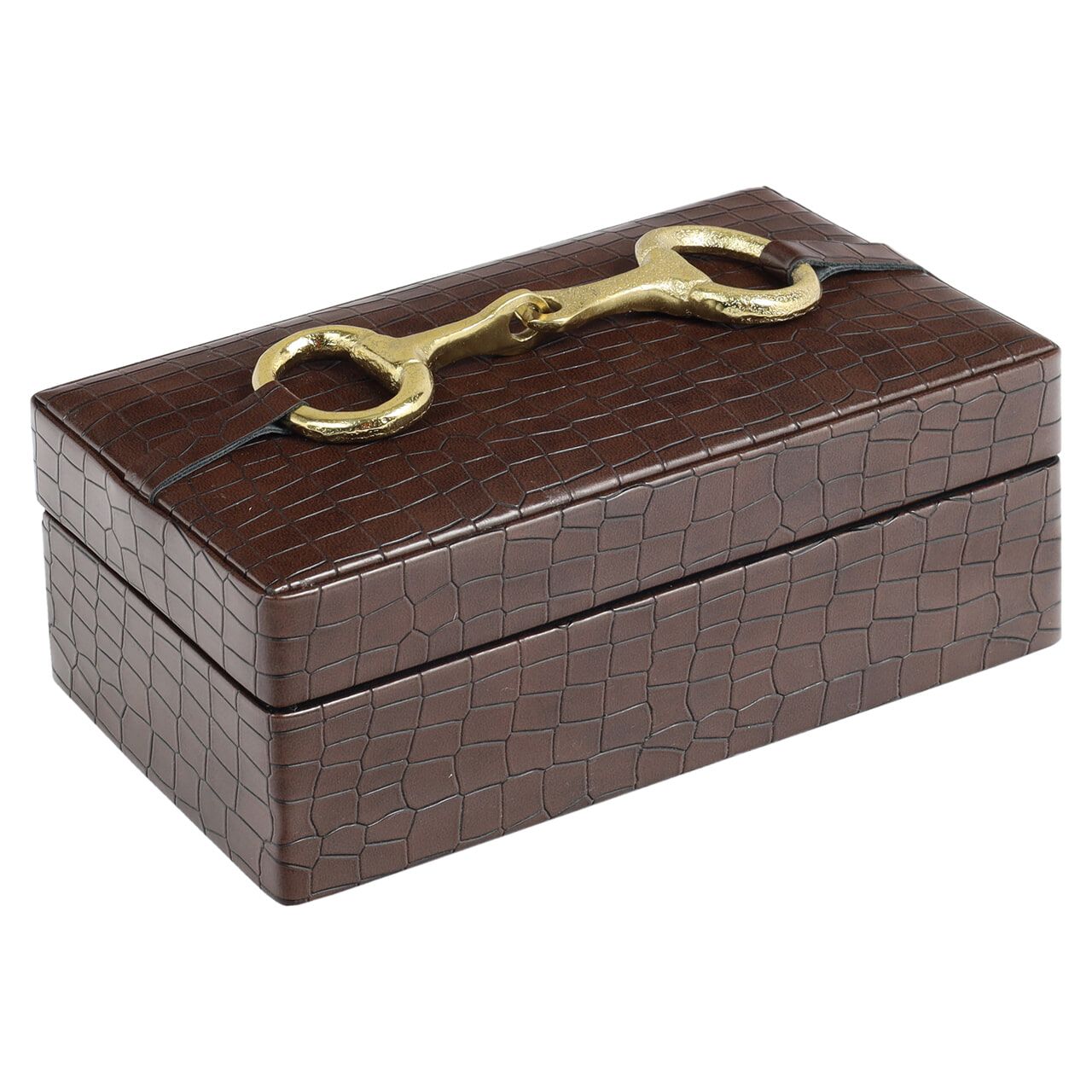 Richmond Opbergdoos Rex 20 cm – Dark Brown, stijlvolle mini‑opslag voor elk interieur