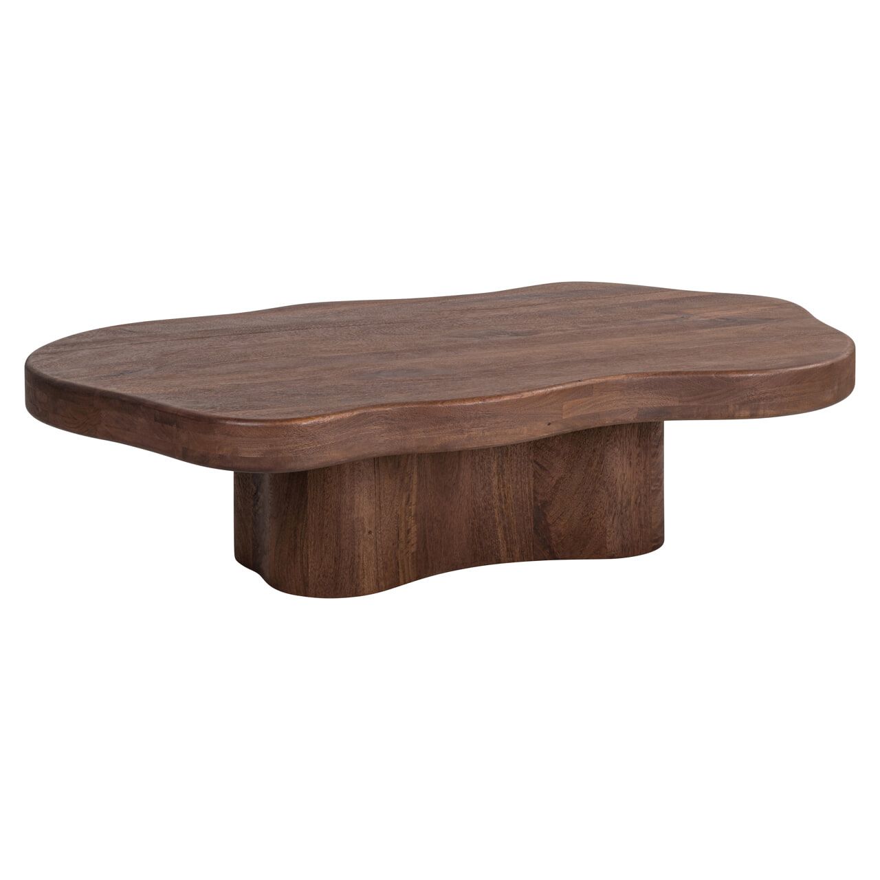 Richmond Organiche Salontafel Sherman – Luxe Mangohout in Spicebrown (140 × 85 cm)