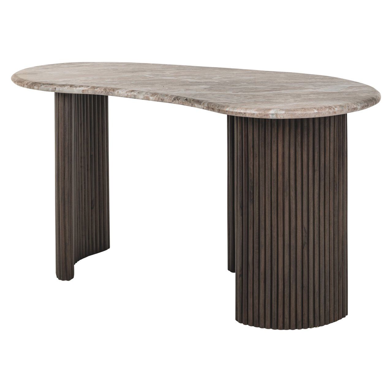 Richmond Organisch Bureau Rashford – Luxe marmer & warm hout (150 cm)