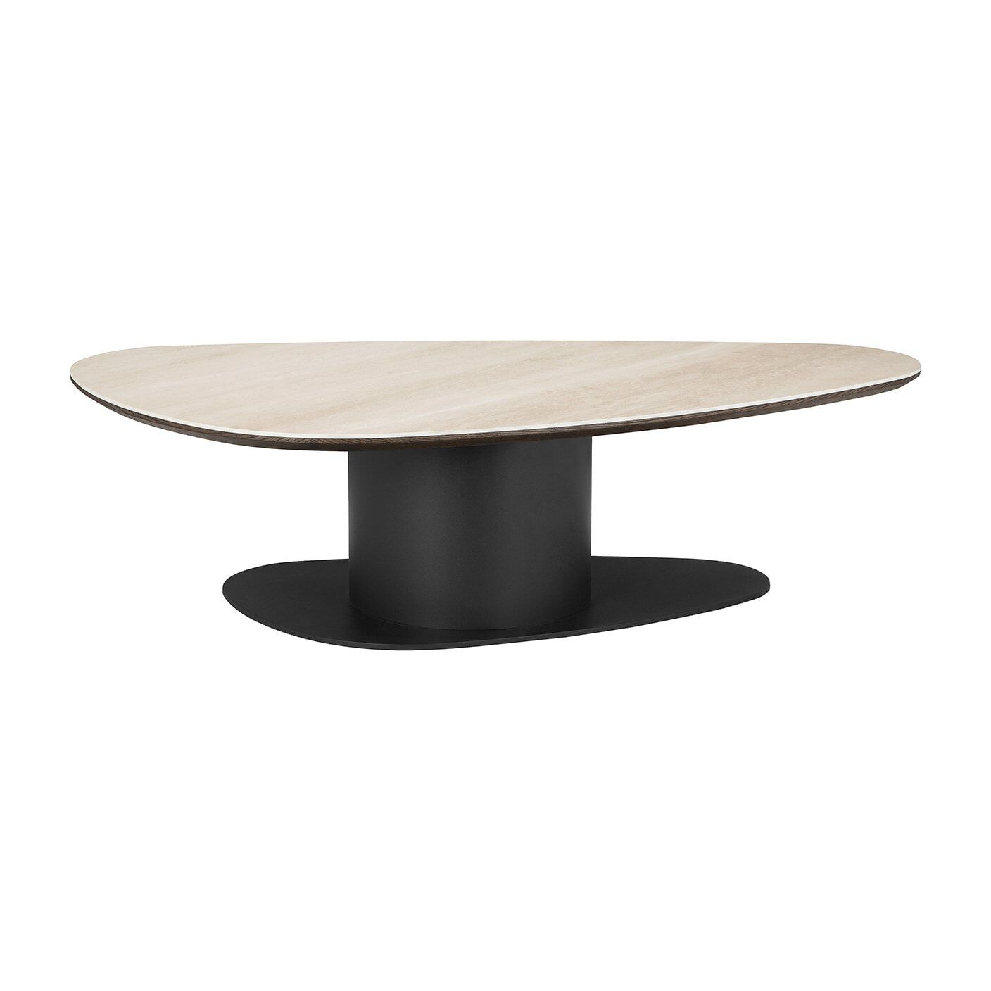 Richmond Organische Salontafel Ritz – Moderne Elegantie in Travertin & Eiken