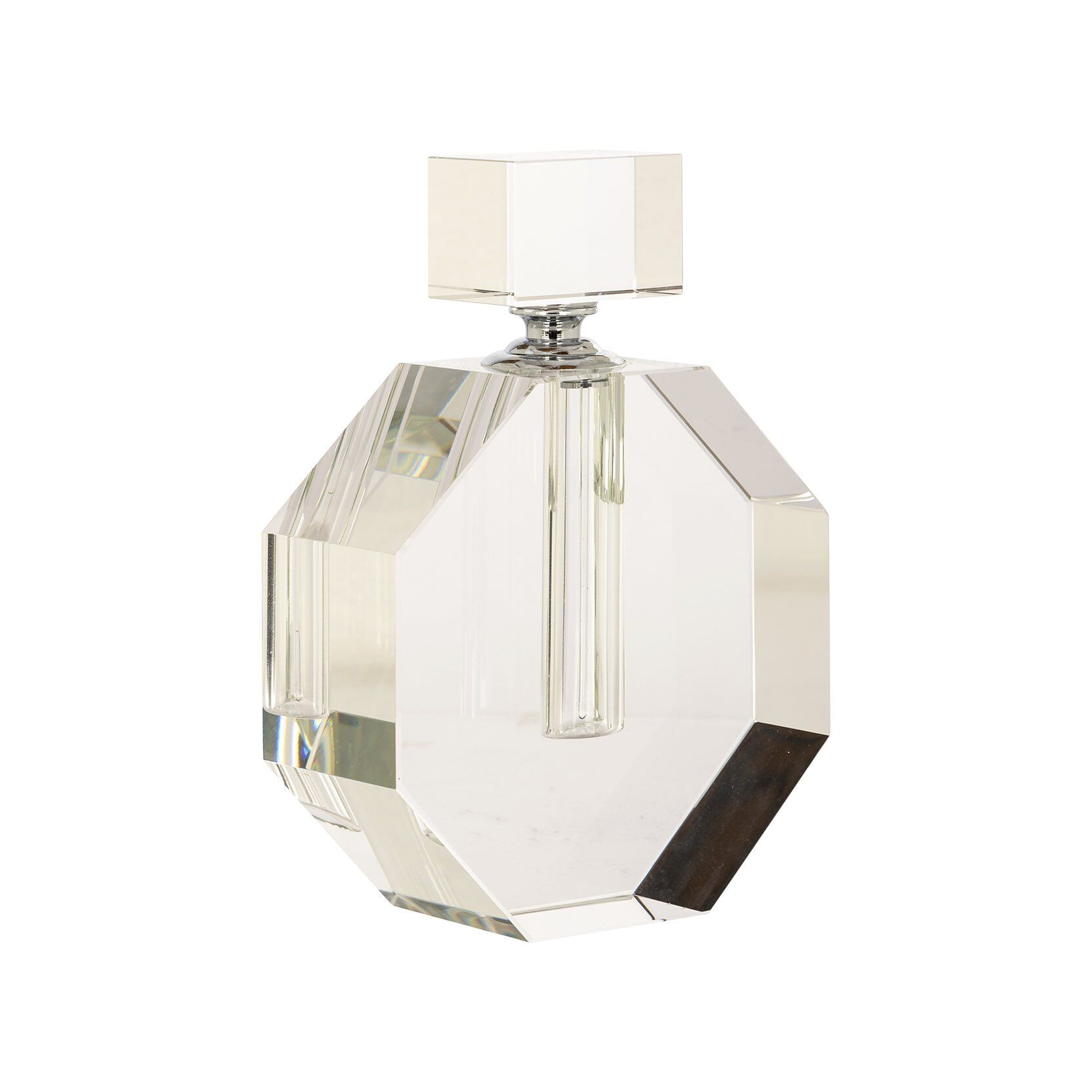 Richmond Ornament Kristallen Parfumfles – 21 cm Transparant Luxe voor elke Kaptafel