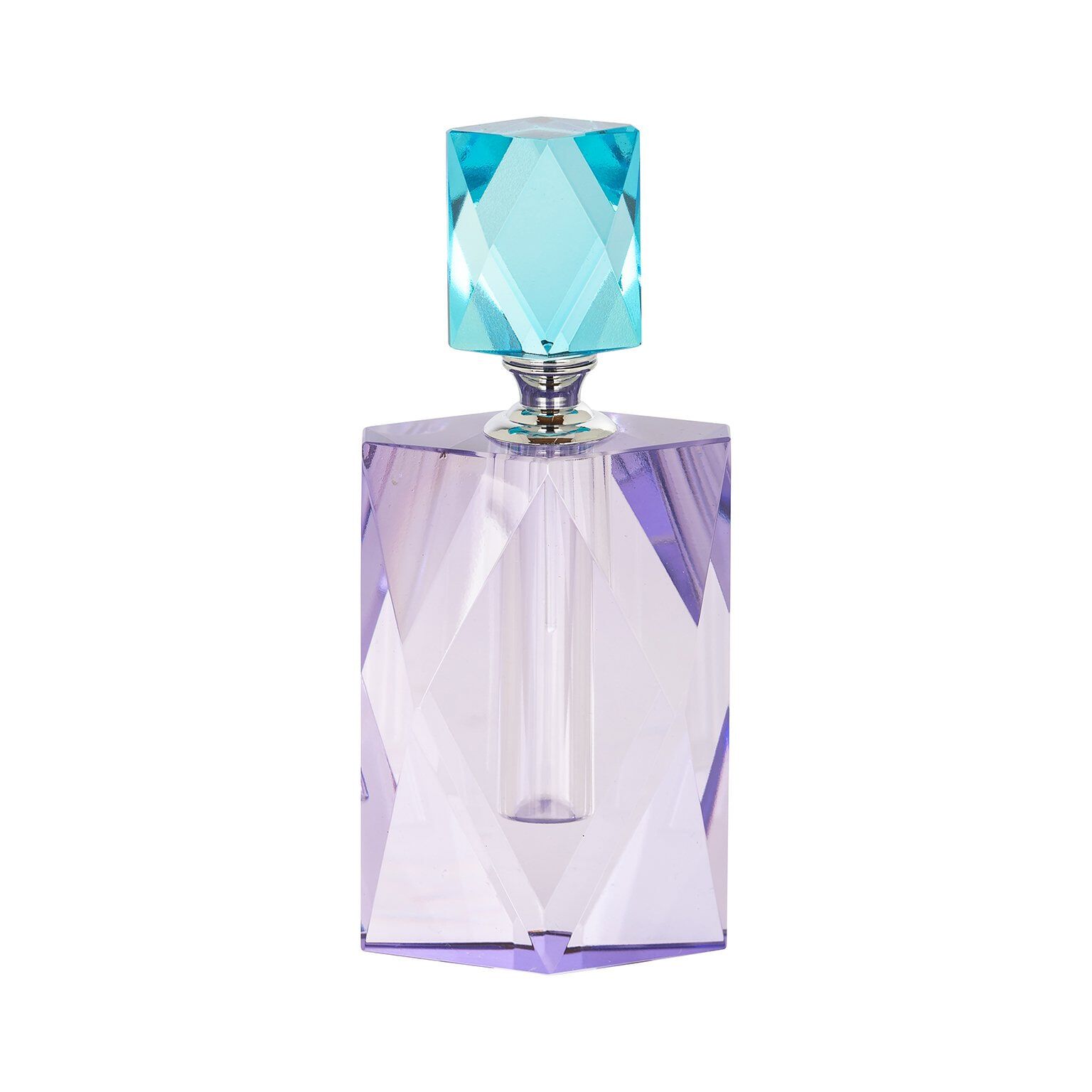 Richmond Ornament Phine parfumfles – elegant paars glas, 18 cm