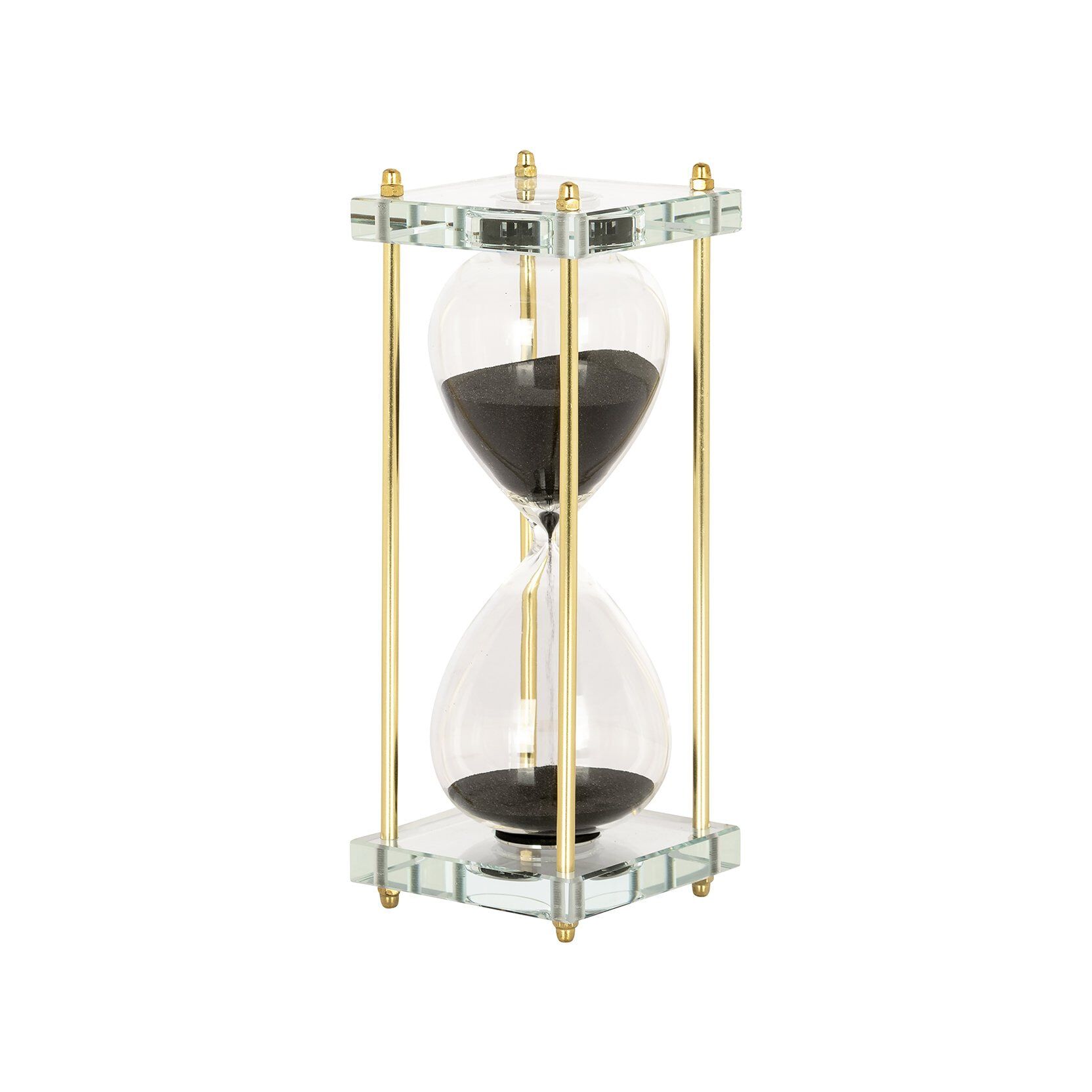 Richmond Ornament Yolina Zandloper – Luxe Gouden Glazen Tijdmeter