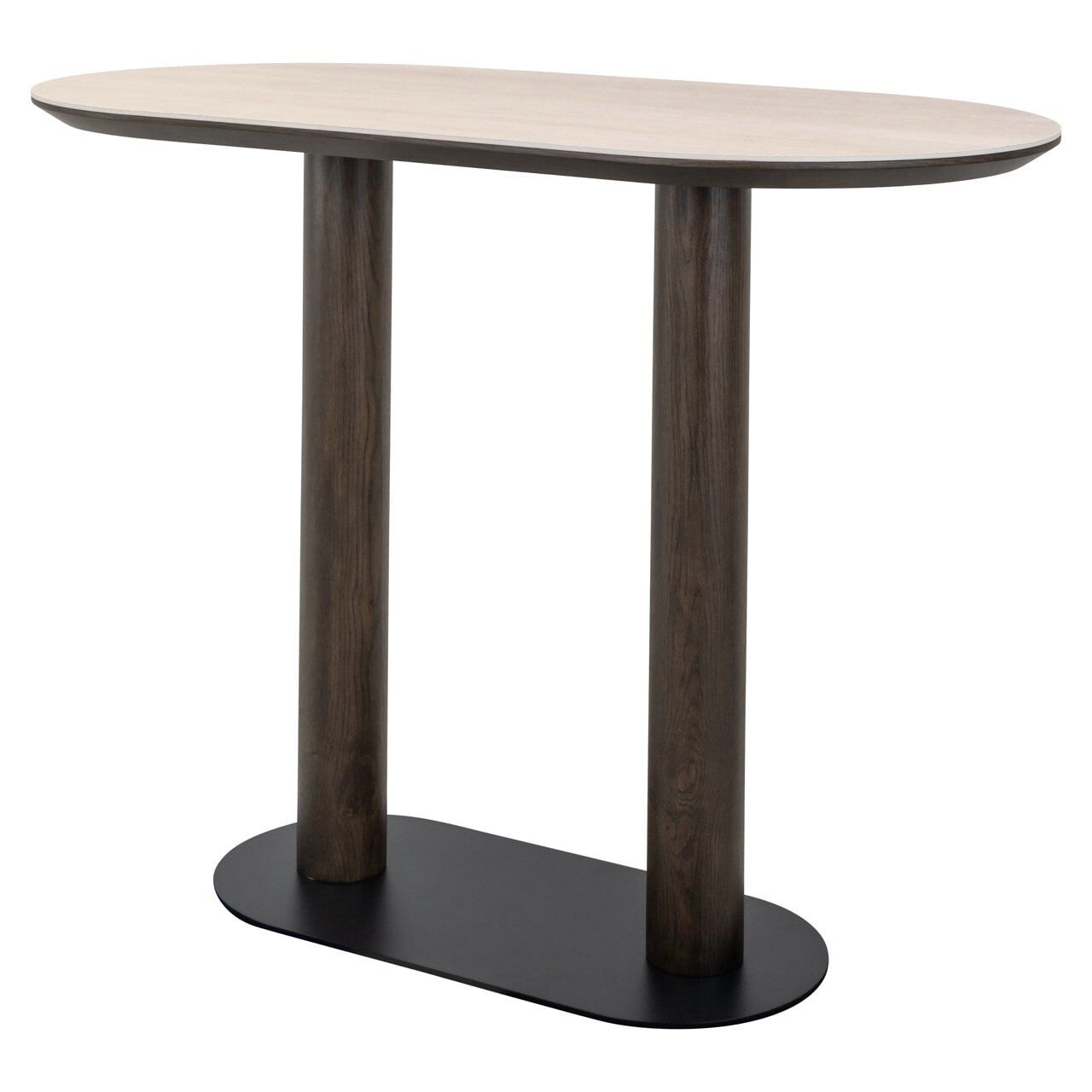 Richmond Ovale Bartafel Ritz – Travertin & Eiken, 140 × 75 cm