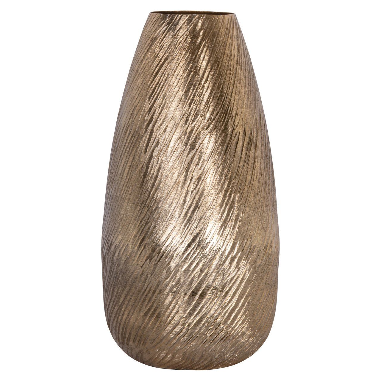Richmond Riza Vaasje 40 cm – Gouden Glans voor Elk Interieur