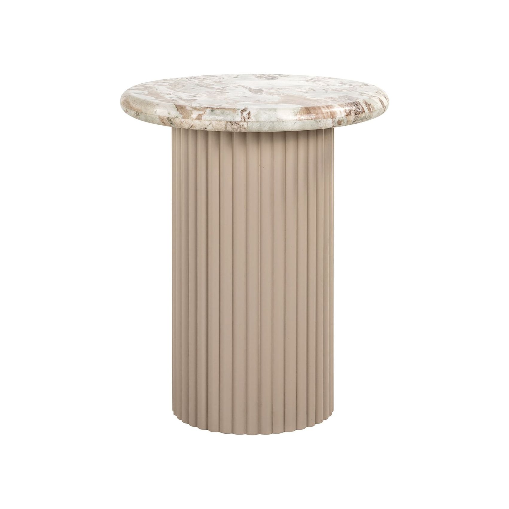 Richmond Ronde Bijzettafel Coronel Marmer – Luxe accent voor elke kamer