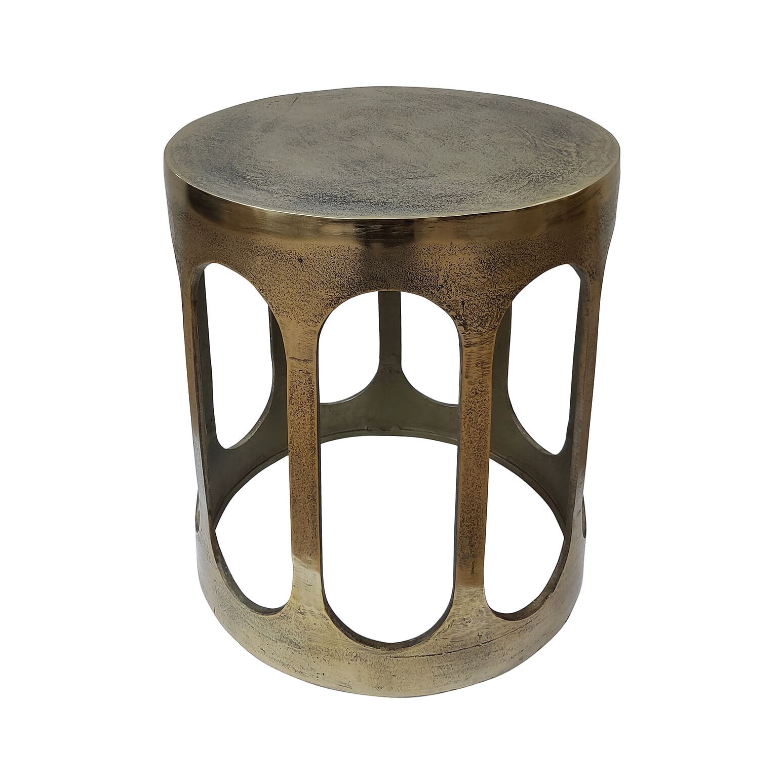Richmond Ronde Bijzettafel Du Pont – Luxe Brushed Gold voor elke ruimte