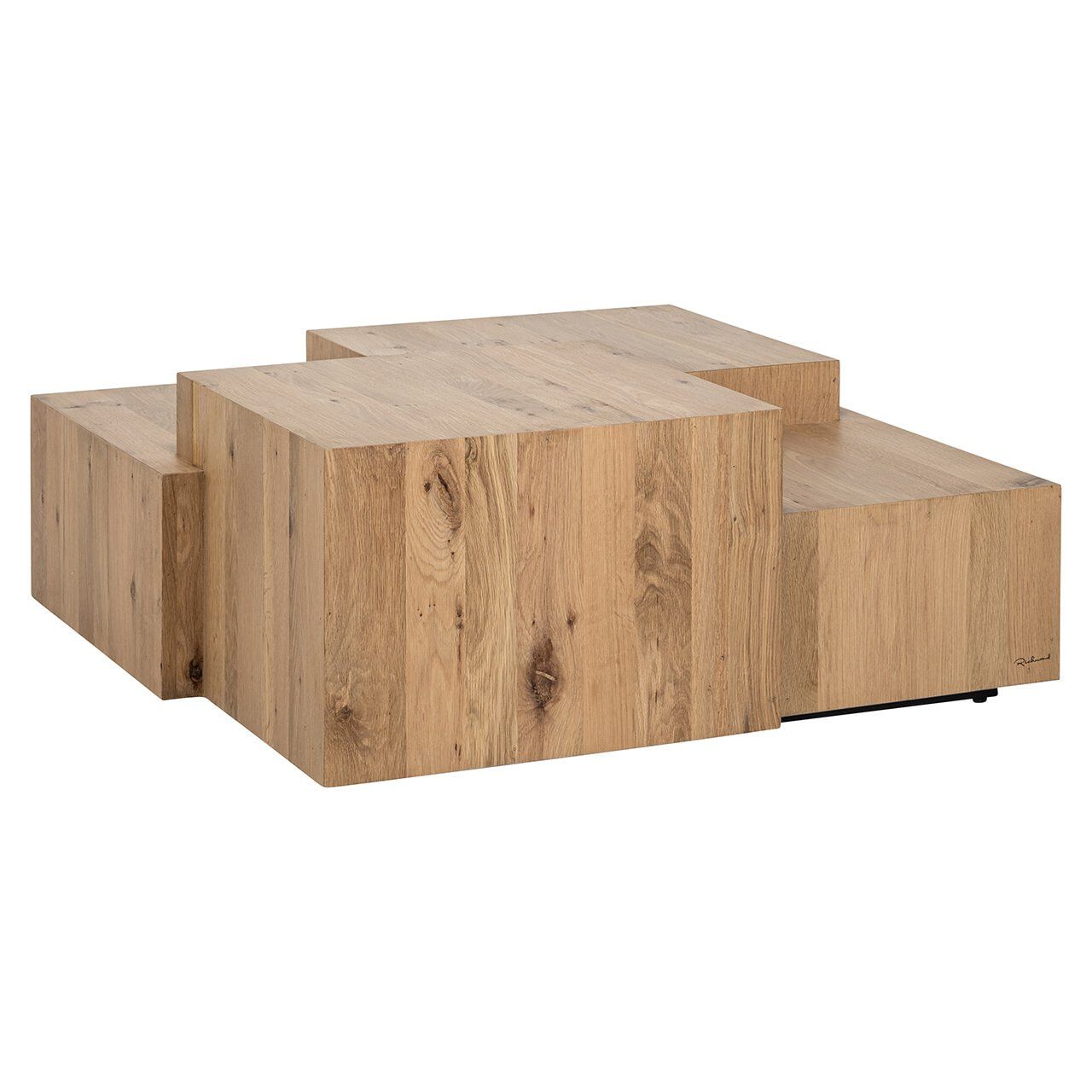 Richmond Salontafel Lennox – Vierkante eiken tafel 100 × 100 cm