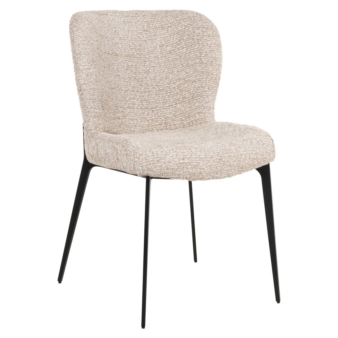 Richmond Sergio Linear eetkamerstoel Naturel – minimalistisch comfort voor je eetkamer