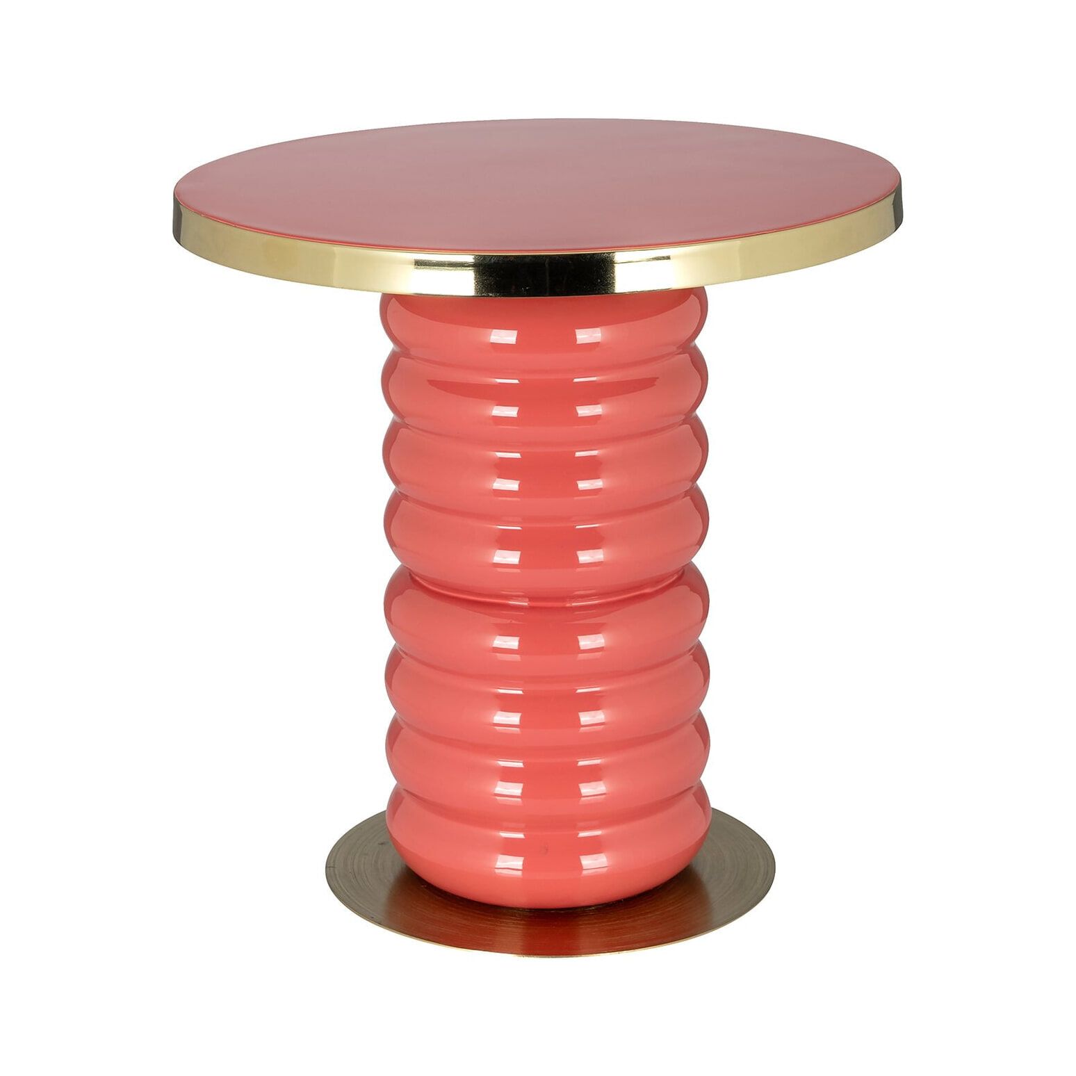 Richmond Shirin ronde bijzettafel – speels roze design voor elk interieur