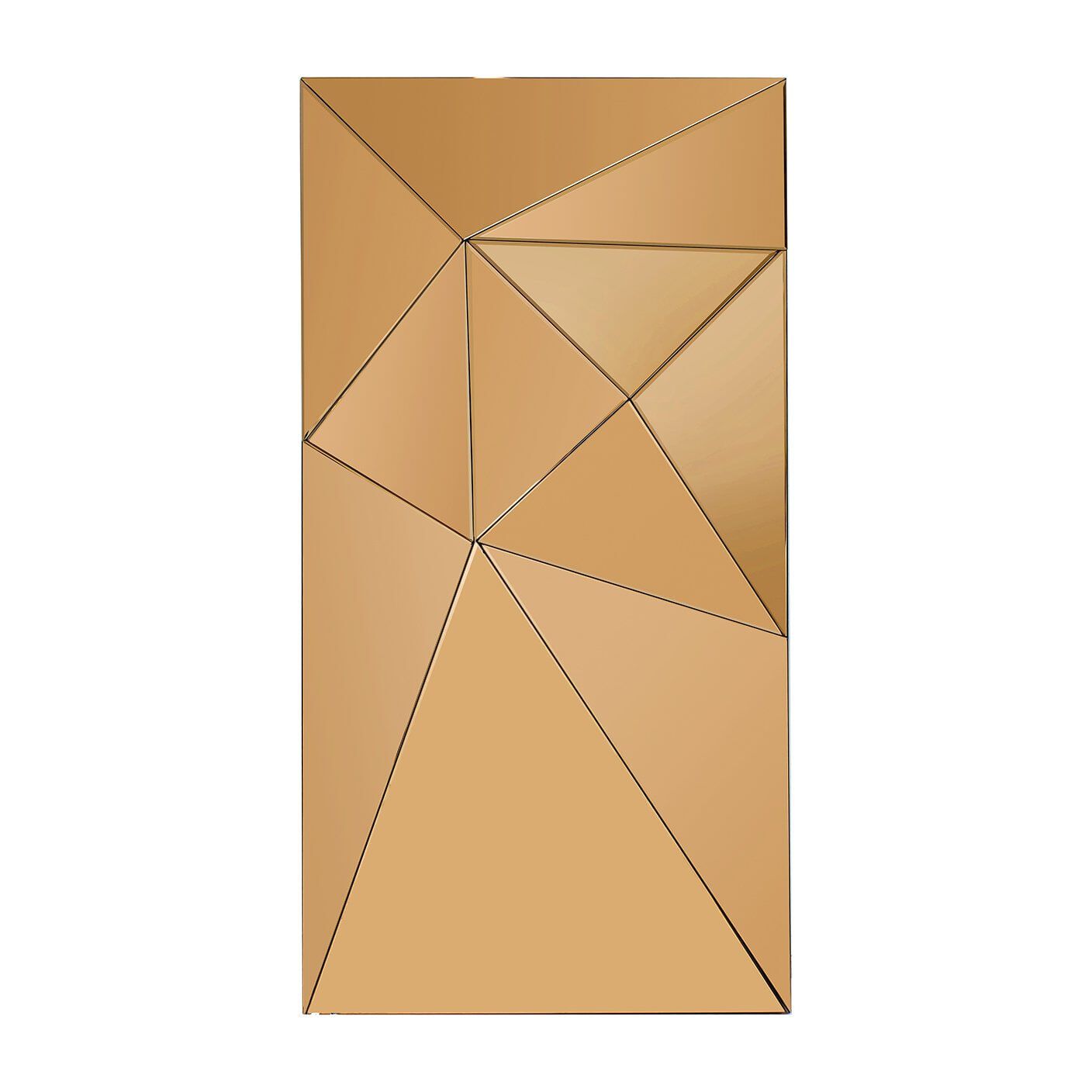 Richmond Spiegel Joni 80×40 cm – Luxe gouden geometrie voor elke ruimte