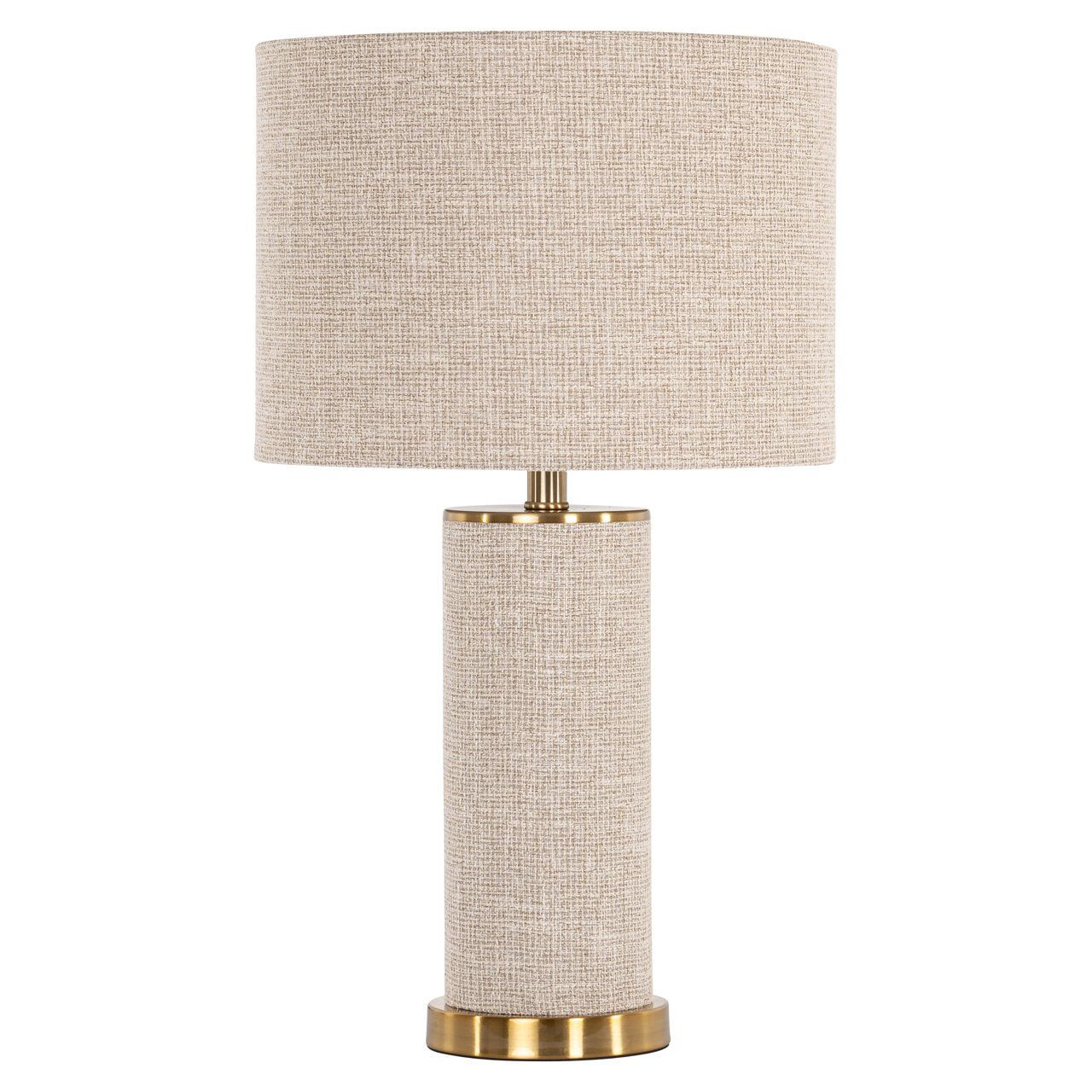 Richmond Tafellamp Joline – Elegante Linnen Lamp in Beige, 60 cm