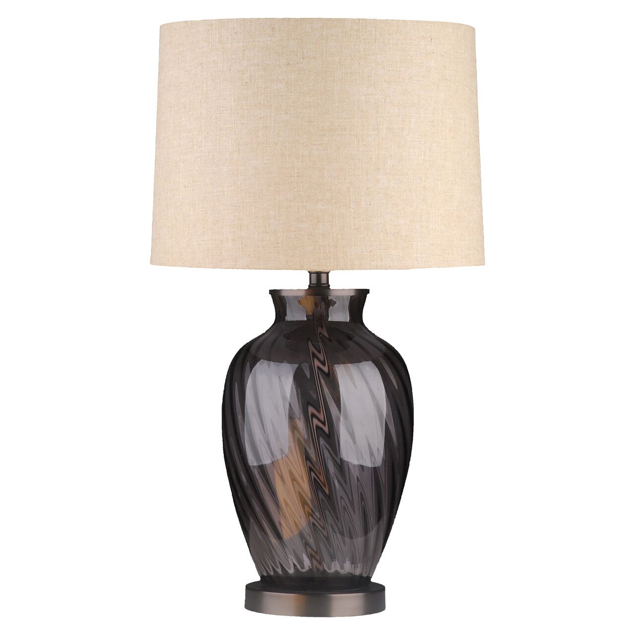 Richmond Tafellamp Rowan 65 cm – Smoky Elegance voor Moderne Interieurs