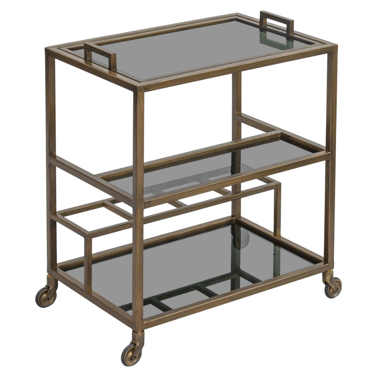 Richmond Trolley Ruinart – Elegante Gouden Trolley van 74 cm