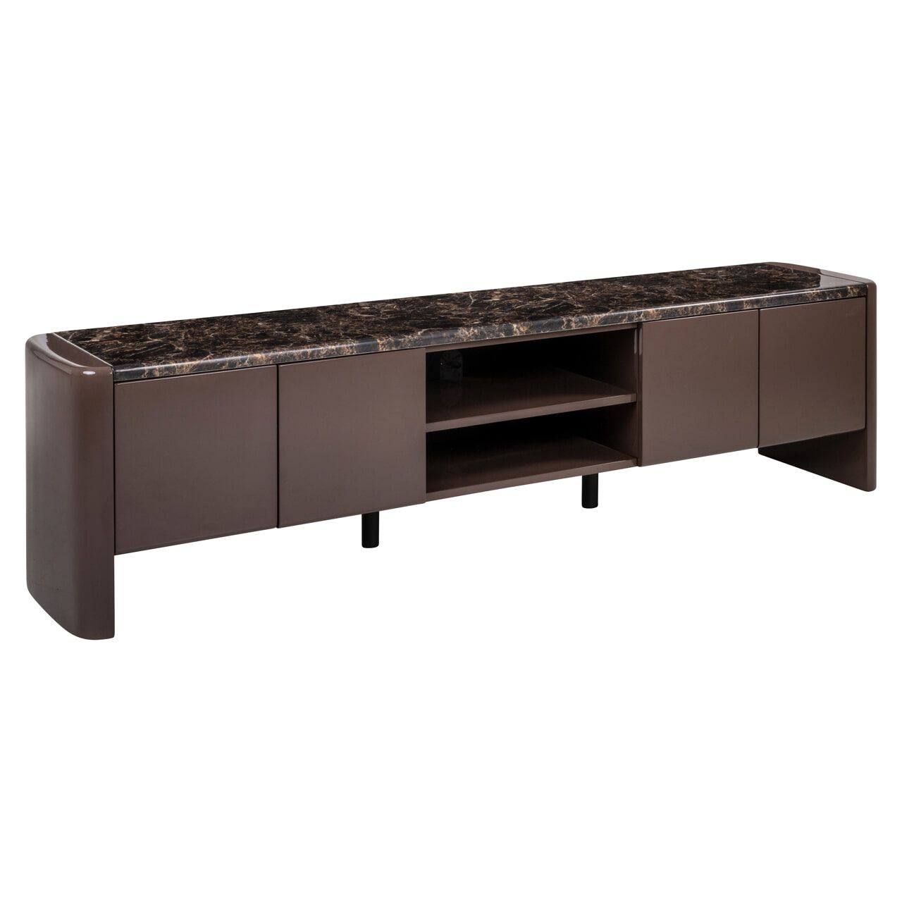 Richmond TV‑meubel Almundi 200 cm – Chocolat Brown, elegant en functioneel