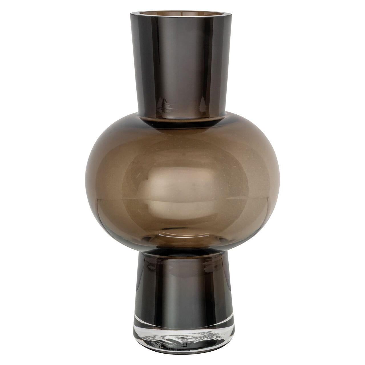 Richmond Vaas Liora – Elegante bruine veiligheidsglas vaas (29 cm)