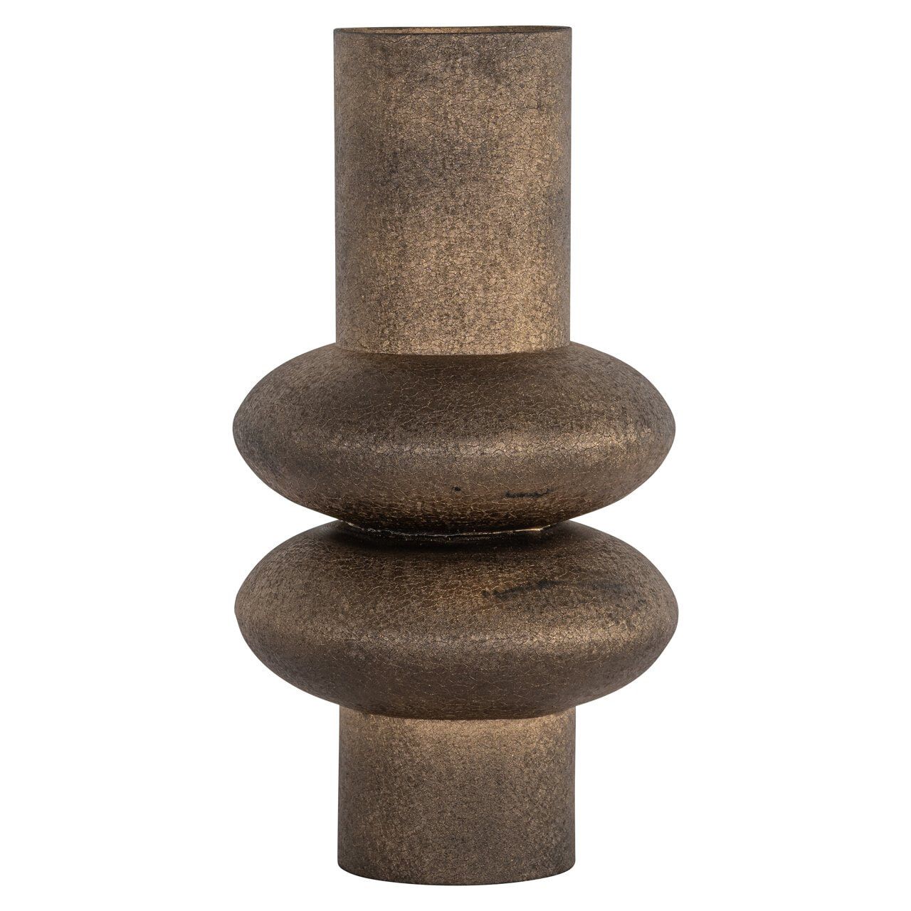Richmond Vaas Madlen 40 cm – Goud: stijlvol en compact metalen accent