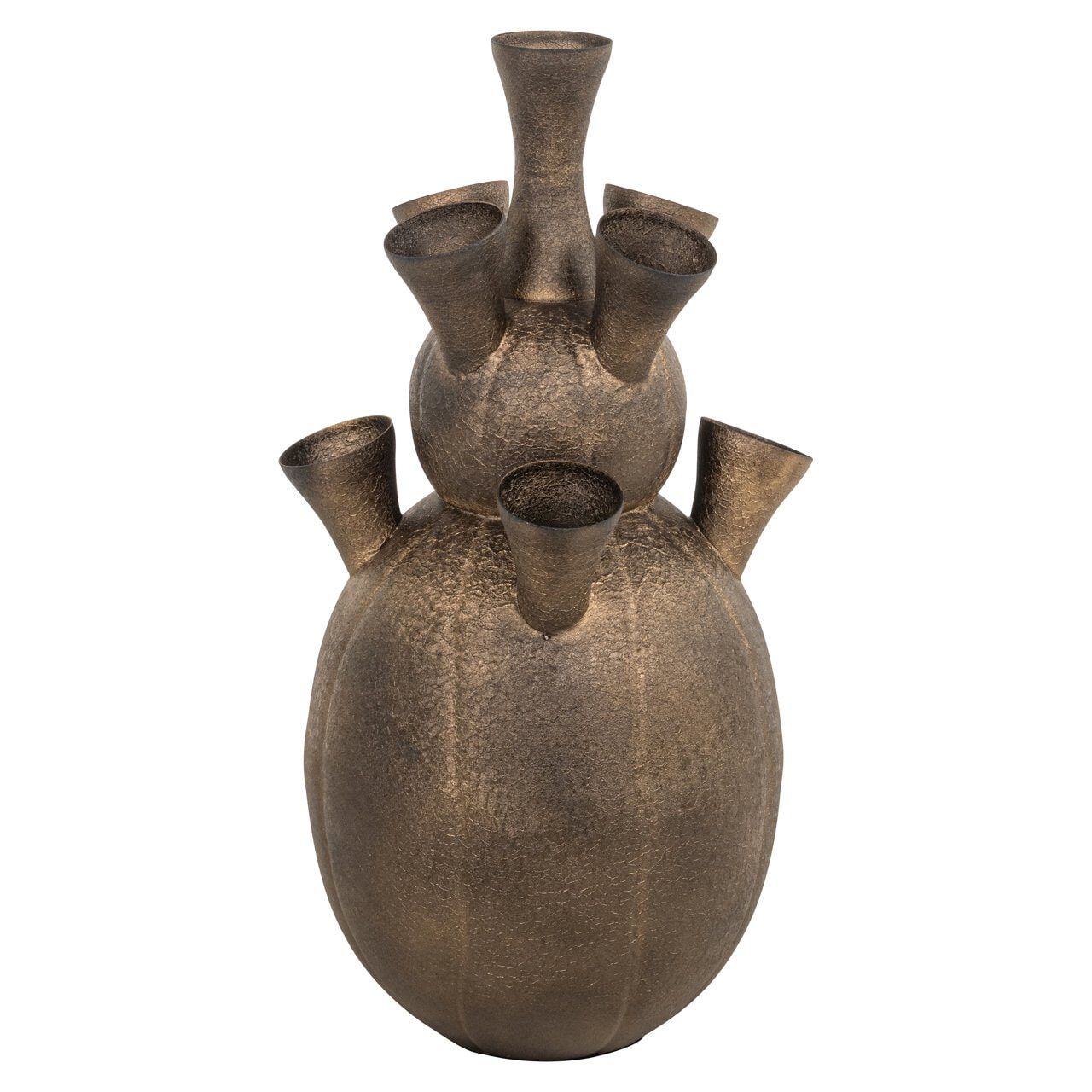 Richmond Vaas Maleen 65 cm – Antiek Brass Antique