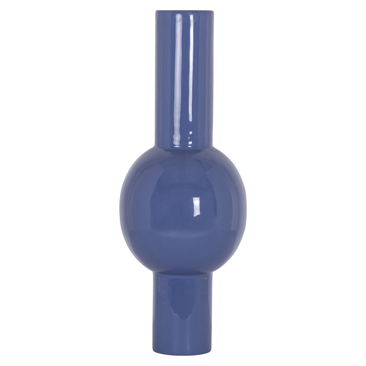 Richmond Vaas Novar – Paarse blikvanger van 55 cm