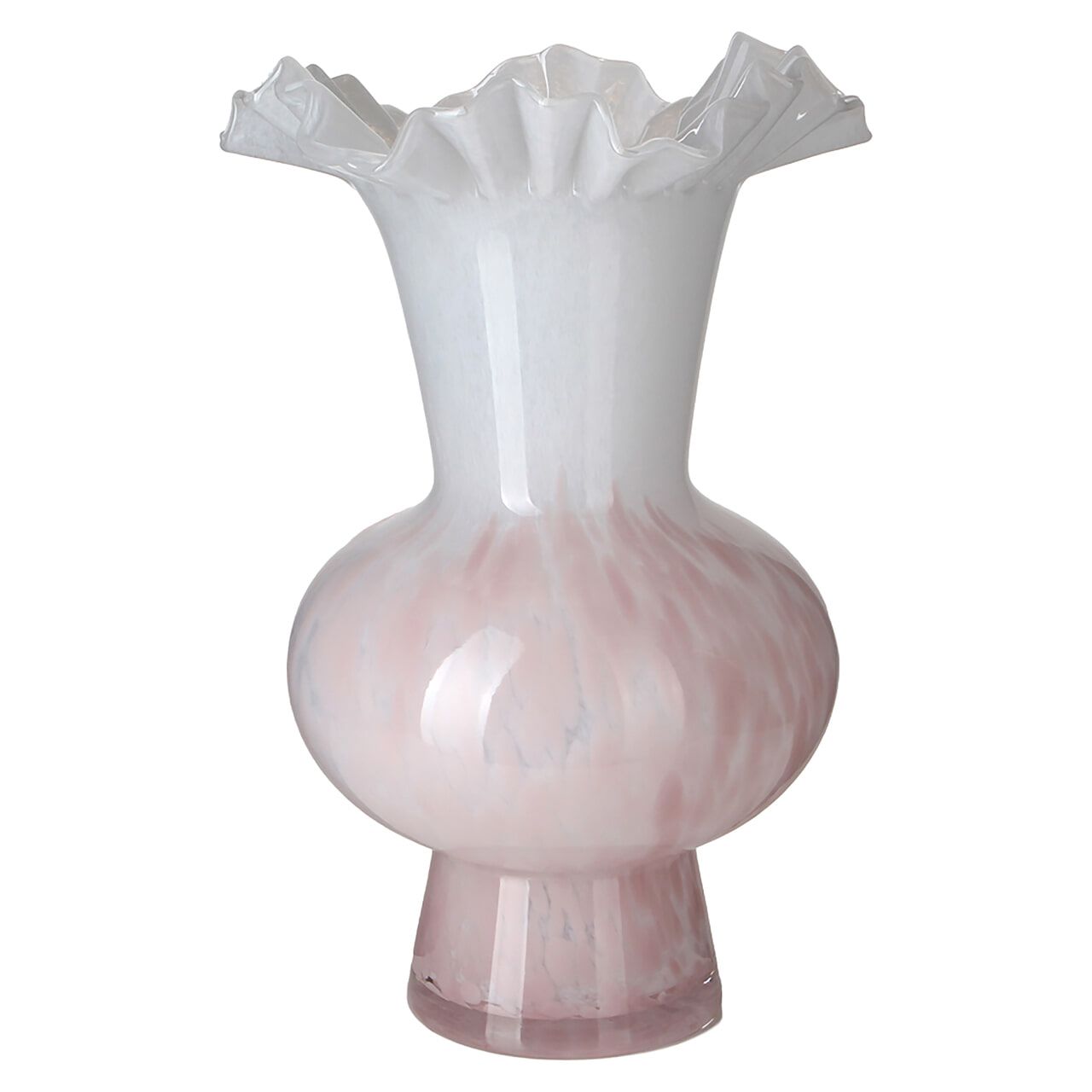 Richmond Vaas Vola – Elegante roze glazen vaas van 44 cm