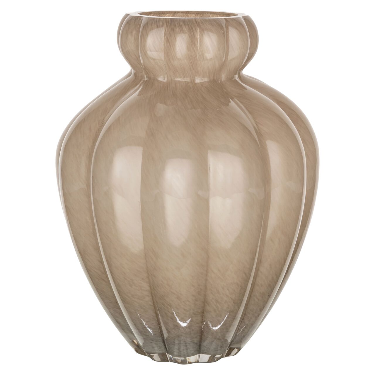 Richmond Velora glazen vaas – taupe 28 cm