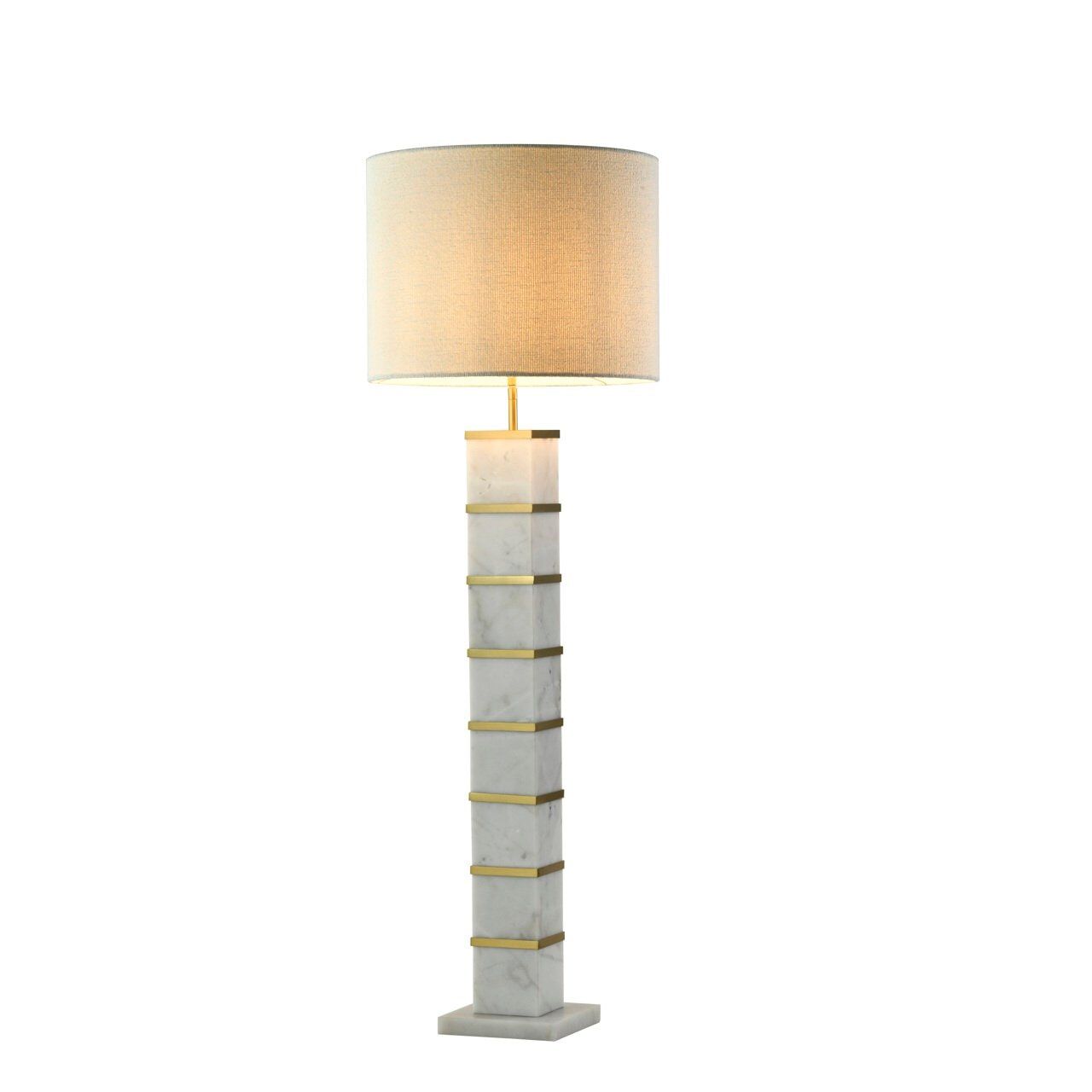 Richmond Vloerlamp Celinae – Elegante marmeren schaduw in wit