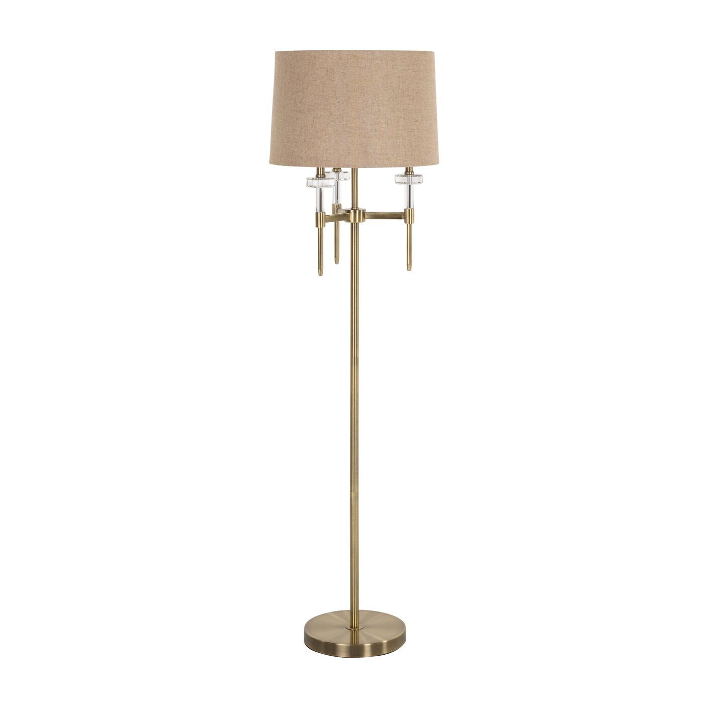 Richmond Vloerlamp Josie – Elegante Gouden Sfeerlamp van 161 cm