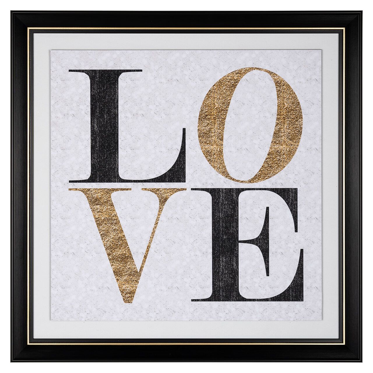 Richmond Wall Art Amour – Tijdloos Love‑Design 90 × 91 cm Meerkleurig