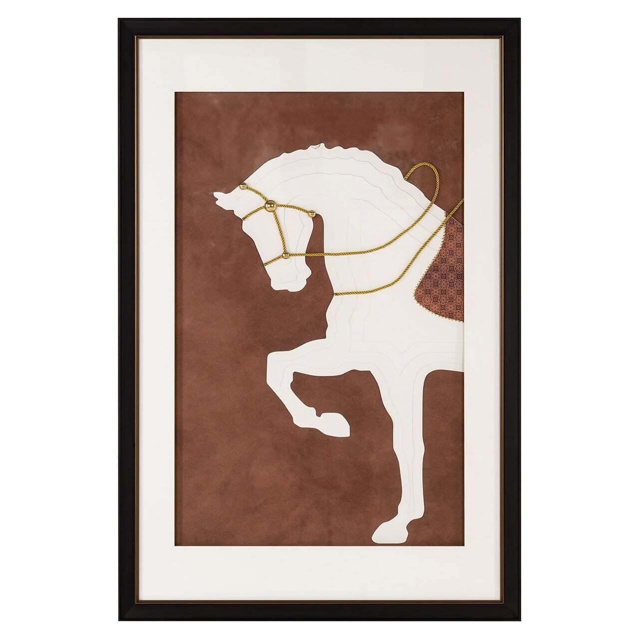 Richmond Wall Art Blazer – Moderne Wanddecoratie in Bruin (120 × 80 cm)