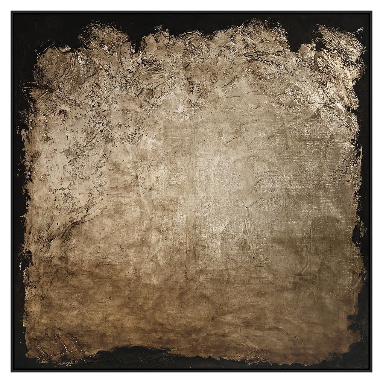 Richmond Wall Art Rival – Gouden Wanddecoratie 120 × 120 cm