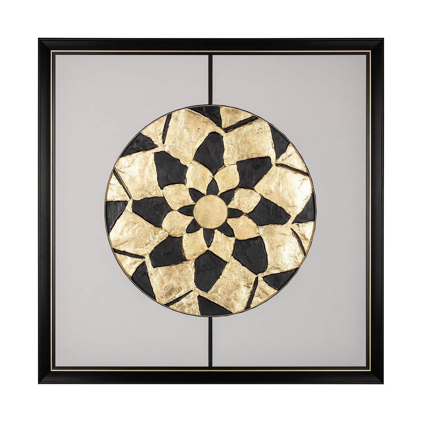 Richmond Wall Art Sun – Zwart: Modern kunst voor elke ruimte