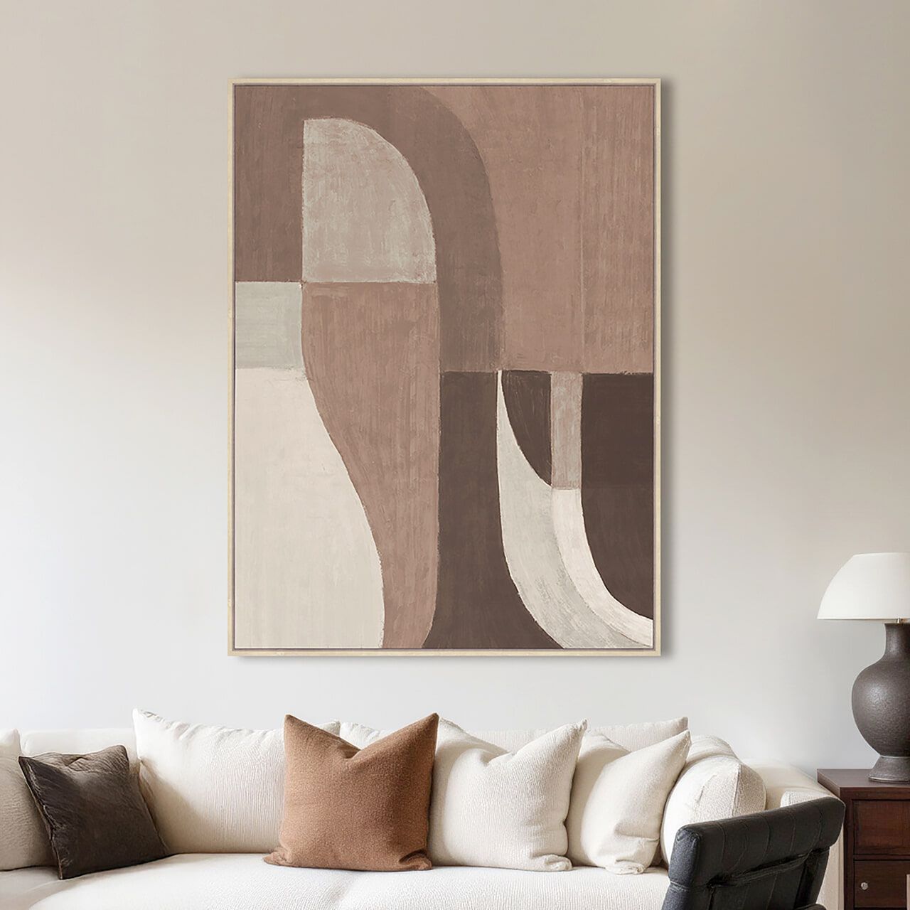 Richmond Wall Art Tatu Links – Bruin wandkleed 120 × 90 cm