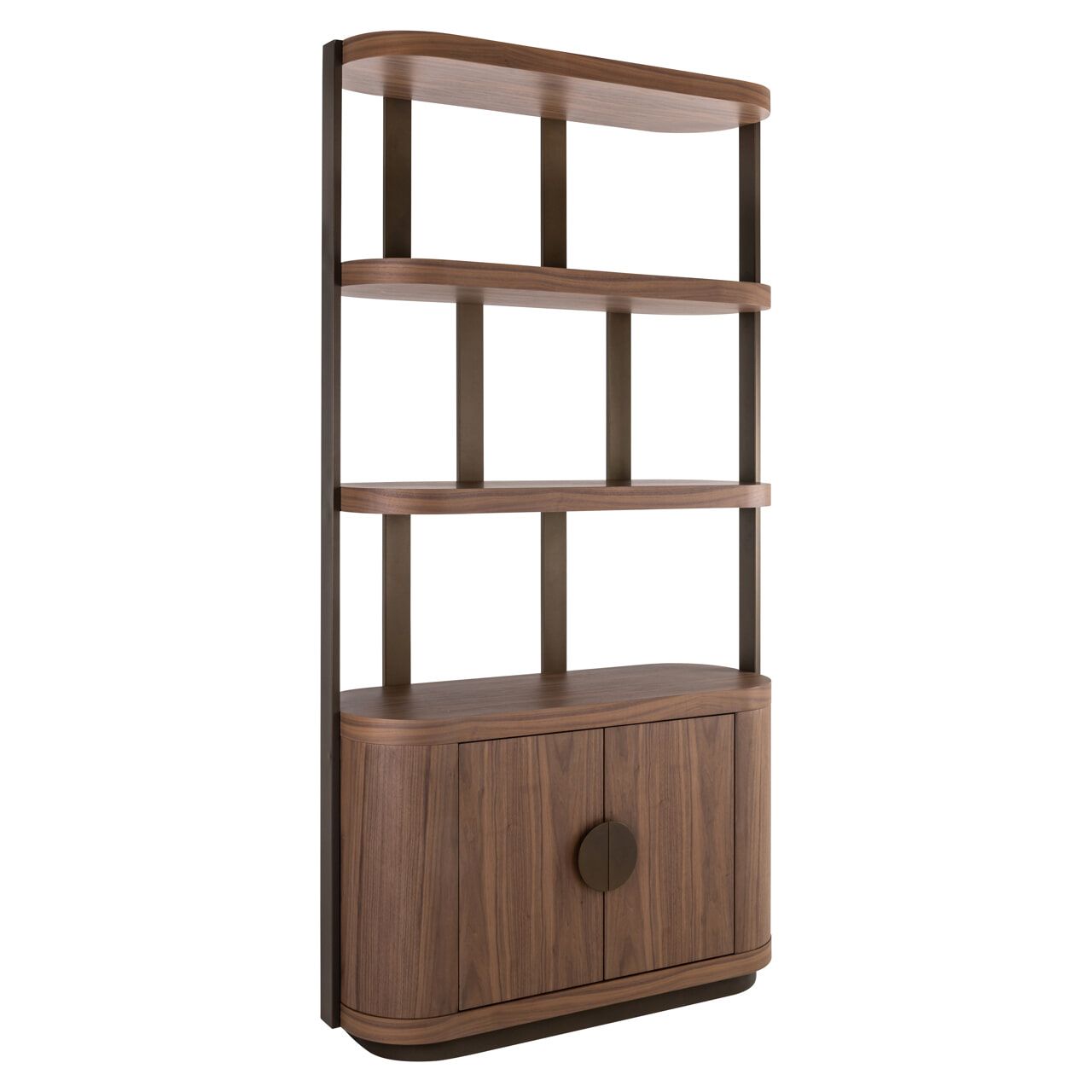 Richmond Wandkast Windsor – Elegante opbergruimte met Walnut afwerking (225 × 120 cm)