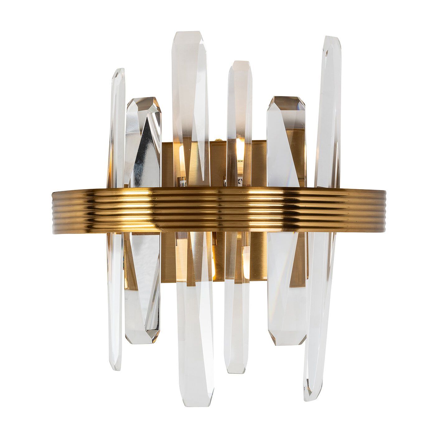 Richmond Wandlamp Brigh Crystal – Luxe Gouden 2‑lampen wandverlichting