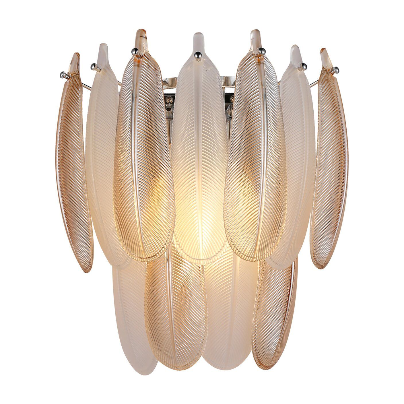 Richmond Wandlamp Chloe – Antiek Messing met Glas voor een warme sfeer