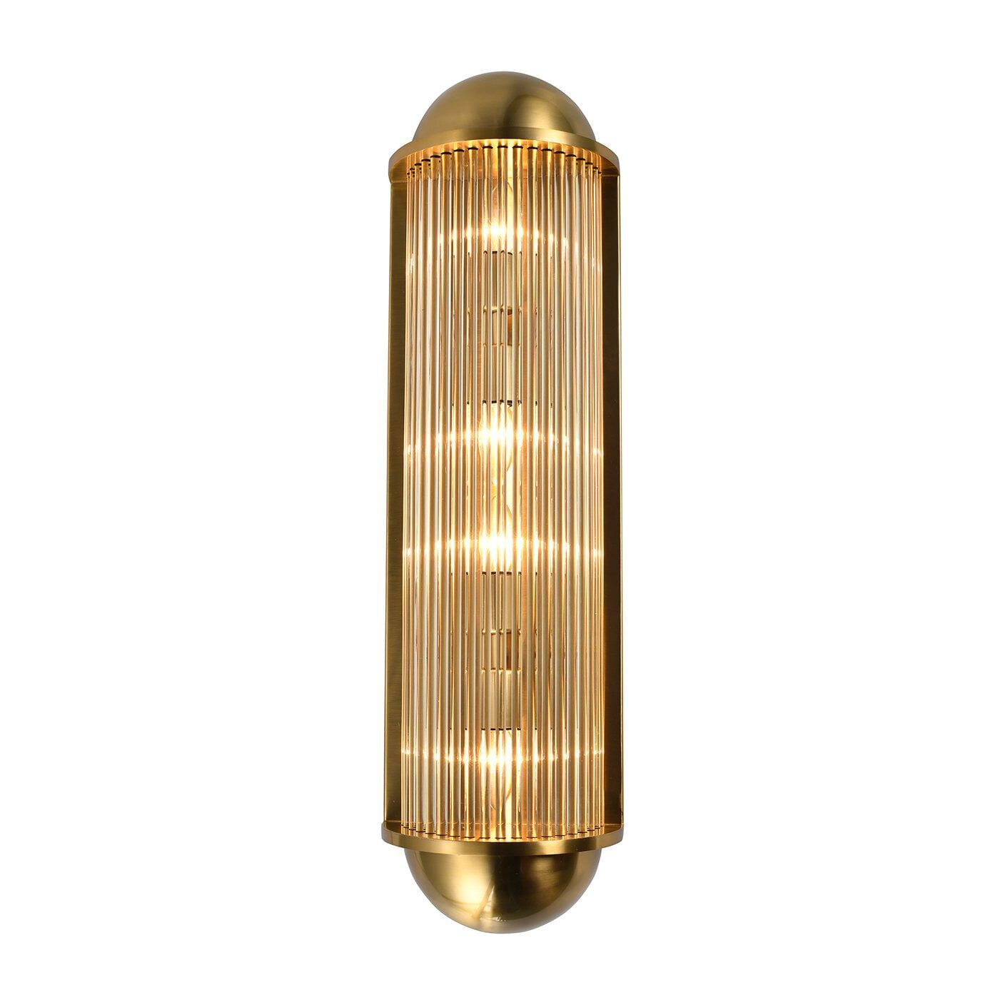 Richmond Wandlamp Leeza 80 cm – Luxe Brushed Gold Wandverlichting